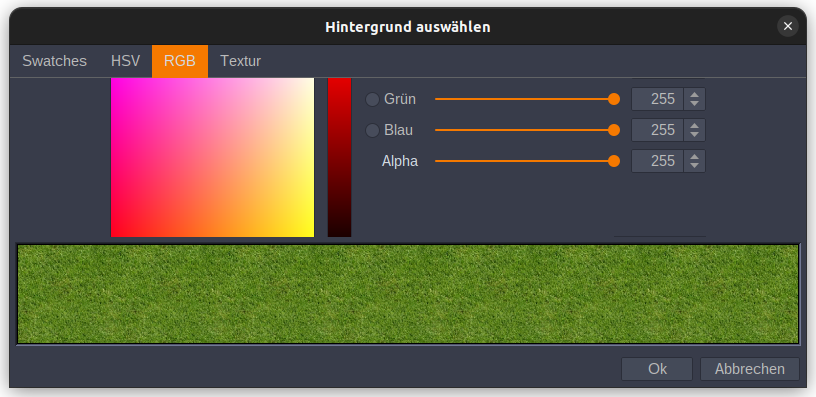 Farbspektrum RGB: Rot-Grün-Blau